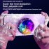 S18 Universal Mobile Phone Cooler Phone Gaming Magnetic Radiator With Ambient Lighting Portable Phone Semiconductor Radiator Cooling Fan For Playing Games Watch