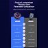 S18 Universal Mobile Phone Cooler Phone Gaming Magnetic Radiator With Ambient Lighting Portable Phone Semiconductor Radiator Cooling Fan For Playing Games Watch