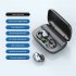 S19 Tws Wireless Earbuds Ear Clip Bone Conduction Bluetooth Headphones Bass Hi fi Stereo Earphone skin color
