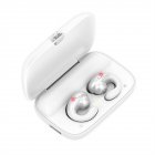 S19 Tws Wireless Earbuds Ear Clip Bone Conduction Bluetooth Headphones Bass Hi-fi Stereo Earphone white