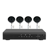Complete DVR Surveillance System - 4x 600TVL Cameras, H.264