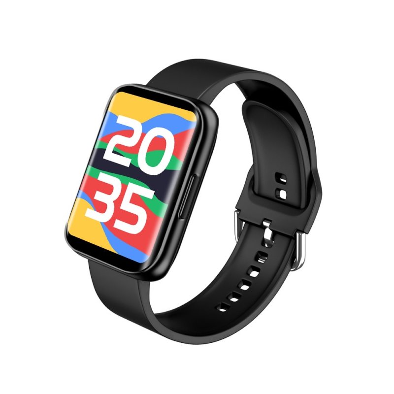 S216 1.78Inch HD Smart Watch Blood Pressure Heart Rate Monitor Fitness Tracker Sport Smartwatch black