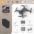 S22 2 4g Rc Drone 4k HD Optical Flow Infrared Obstacle Avoidance Servo Mechanical Gimbal Brushless Drone 2 Batteries