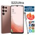 S22Ultra 6 3 inch Smartphone FHD Large Screen 2mp 5mp Camera 3000mah Battery Face Recognition Cellphones  1 8gb  gold EU Plug