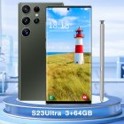 S23ultra Smartphone 6.7-inch 3gb Ram 64gb Rom Cell Phone Green