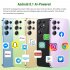 S24Ultra Unlocked Smartphones 6 5    Display 2GB RAM 16GB ROM Dual SIM Dual Standby 3250mAh Battery Mobile Phones 13MP Rear 2MP Front Camera Smart Phones Blue US 