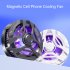 S25 Mobile Phone Cooler Universal Phone Cooling Fan With Adjustable 3 Speed 15W Magnetic Semiconductor Radiator White