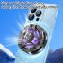 S25 Mobile Phone Cooler Universal Phone Cooling Fan With Adjustable 3 Speed 15W Magnetic Semiconductor Radiator White