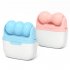 S30 2 in 1 Double headed Ice Roller With Cover Face Cooling Ice Facial Eye Skin Roller For Relieve Pain Soreness pink