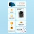 S30 Portable Projector 1280x720P Mini Video Projector with Remote Control Home Video Smart Wireless Projector Black US Plug