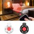 S300 Hidden Camera Detectors Infrared Scanning Light Anti Spy Detector Tracker Hidden Camera Finder With USB C Port For Home Office White Type C interface