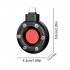 S300 Hidden Camera Detectors Infrared Scanning Light Anti Spy Detector Tracker Hidden Camera Finder With USB C Port For Home Office White Type C interface