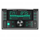 S3700 Dual Din Car Radio MP3 Player for ISO Interface Voice Assistant Bluetooth Audio Player Black