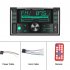 S3700 Dual Din Car Radio MP3 Player for ISO Interface Voice Assistant Bluetooth Audio Player Black