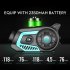 S40 Motorcycle Helmet Camera Headset 2K Sports Camera Camcorder Bike Motorcycle Helmet Action Camera Video Recorder Black