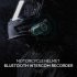 S40 Motorcycle Helmet Camera Headset 2K Sports Camera Camcorder Bike Motorcycle Helmet Action Camera Video Recorder Black