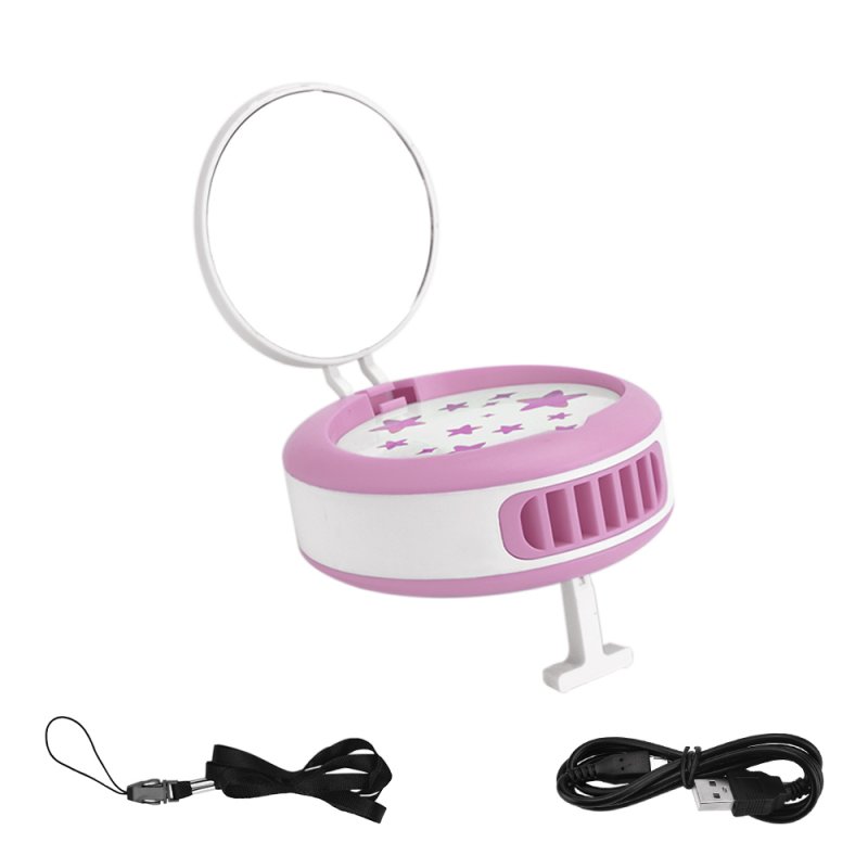 USB Eyelash Extension Mini Fan with Mirror Glue Grafted Eyelashes Dedicated Dryer Makeup Tools 