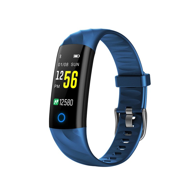 S5 Smart Bracelet Fitness Tracker Waterproof Smart Wristband Heart Rate Monitor Activity Tracker Blood Oxygen Sport Smart Band blue