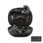 S518 Wireless Earbuds Open Ear Clip Headphones Built-in Mics Headset Clear Calls Earphones For Cell Phone Laptop Tablet black