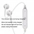 S6 S6 Sport Wireless Headphone Neckband Line controlled Bluetooth Earphone with Microphone Call Volume Control Headphone black