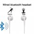 S6 S6 Sport Wireless Headphone Neckband Line controlled Bluetooth Earphone with Microphone Call Volume Control Headphone black