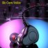 S6 Six motion Coil Three unit Headset In ear  Universal Hifi Stereo Deep Bass Wired Headphones  Sport Headset With Microphone black