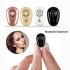S650 Bluetooth Headset Mini Wireless In ear Invisible Earbuds Handsfree Headset Stereo with Mic for All Smart Phone black