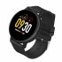 S666 Smart Bracelet Round Screen All Touch Bluetooth Call Heart Rate Monitor Fitness Tracker Fashion Sports Bracelet black