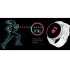 S666 Smart Bracelet Round Screen All Touch Bluetooth Call Heart Rate Monitor Fitness Tracker Fashion Sports Bracelet Silver black