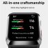 S6t Smart Watch Air Pump Type Accurate Blood Pressure Heart Rate Blood Oxygen Temperature Data Sharing Bracelet Sports Smartwatch black