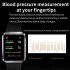 S6t Smart Watch Air Pump Type Accurate Blood Pressure Heart Rate Blood Oxygen Temperature Data Sharing Bracelet Sports Smartwatch black