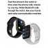 S7 Smart Watch 1 9 Inch Full Touch Screen Heart Rate Monitor Series 7 Multifunctional Bracelet Black
