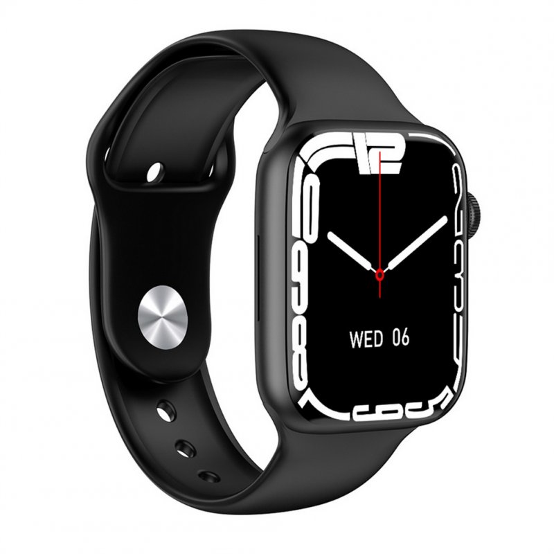 S7 Smart Watch 1.9 Inch Full Touch Screen Heart Rate Monitor Series 7 Multifunctional Bracelet Black