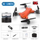 S80  2.4g  Drone Black Orange Drone Toy Orange without camera