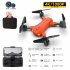 S80  2 4g  Drone Black Orange Drone Toy Orange 1080p dual camera