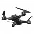 S80 Drone With 4K HD Dual Camera Foldable 2 4GHz WIFI Real time Transmission Altitude Hold RC Quadcopter Black