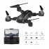 S80 Drone With 4K HD Dual Camera Foldable 2 4GHz WIFI Real time Transmission Altitude Hold RC Quadcopter Black