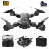 S80 Drone With 4K HD Dual Camera Foldable 2 4GHz WIFI Real time Transmission Altitude Hold RC Quadcopter Black