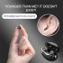 S800 Wireless Earbuds Mini Invisible Headphones Longer Playtime Ear Buds For Music Sports Fitness Work Sleep Home black