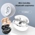 S800 Wireless Earbuds Mini Invisible Headphones Longer Playtime Ear Buds For Music Sports Fitness Work Sleep Home black
