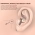 S800 Wireless Earbuds Mini Invisible Headphones Longer Playtime Ear Buds For Music Sports Fitness Work Sleep Home black