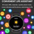S88 Smart Watch 1 39 Inch Touch Screen Fitness Tracker Smartwatch Heart Rate Blood Oxygen Sleep Monitor Waterproof Watch black