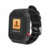 S88 Touch Screen Smart Watch GPS Global Positioning Watch for The Elderly Childrens Kids black