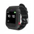 S88 Touch Screen Smart Watch GPS Global Positioning Watch for The Elderly Childrens Kids black
