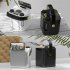 S882 Karaoke Machine With Dual Microphones Change Voice Functions Portable Speaker Subwoofer TF Card U Disk Player For Party Meeting black