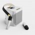 S882 Karaoke Machine With Dual Microphones Change Voice Functions Portable Speaker Subwoofer TF Card U Disk Player For Party Meeting White