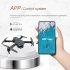 S89 Uav Hd 4k Aerial Photography Remote  Control  Quadcopter Dual Wifi Headless Mode Led Lights Folding Aircraft Model Toy For Boy Battery