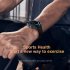 S9 1 53 Inch Smart Watch with Earbuds Waterproof Fitness Tracker Sports Recorder Heart Rate Blood Oxygen Monitor Black