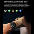 S9 1 53 Inch Smart Watch with Earbuds Waterproof Fitness Tracker Sports Recorder Heart Rate Blood Oxygen Monitor Black