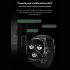 S9 1 53 Inch Smart Watch with Earbuds Waterproof Fitness Tracker Sports Recorder Heart Rate Blood Oxygen Monitor Black